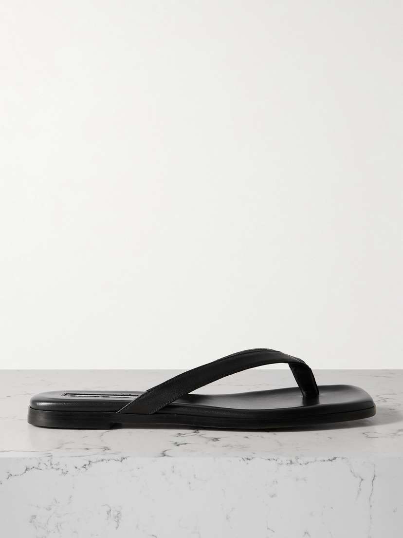 Emme Parsons Meta Leather Flip Flops