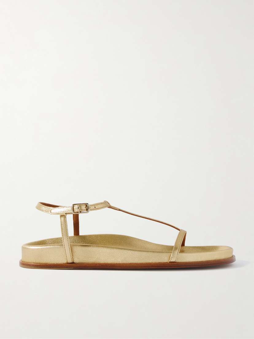 Emme Parsons Aya Metallic Leather Sandals