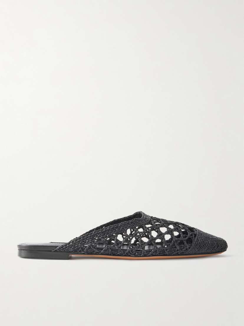 Emme Parsons Woven Raffia Mules