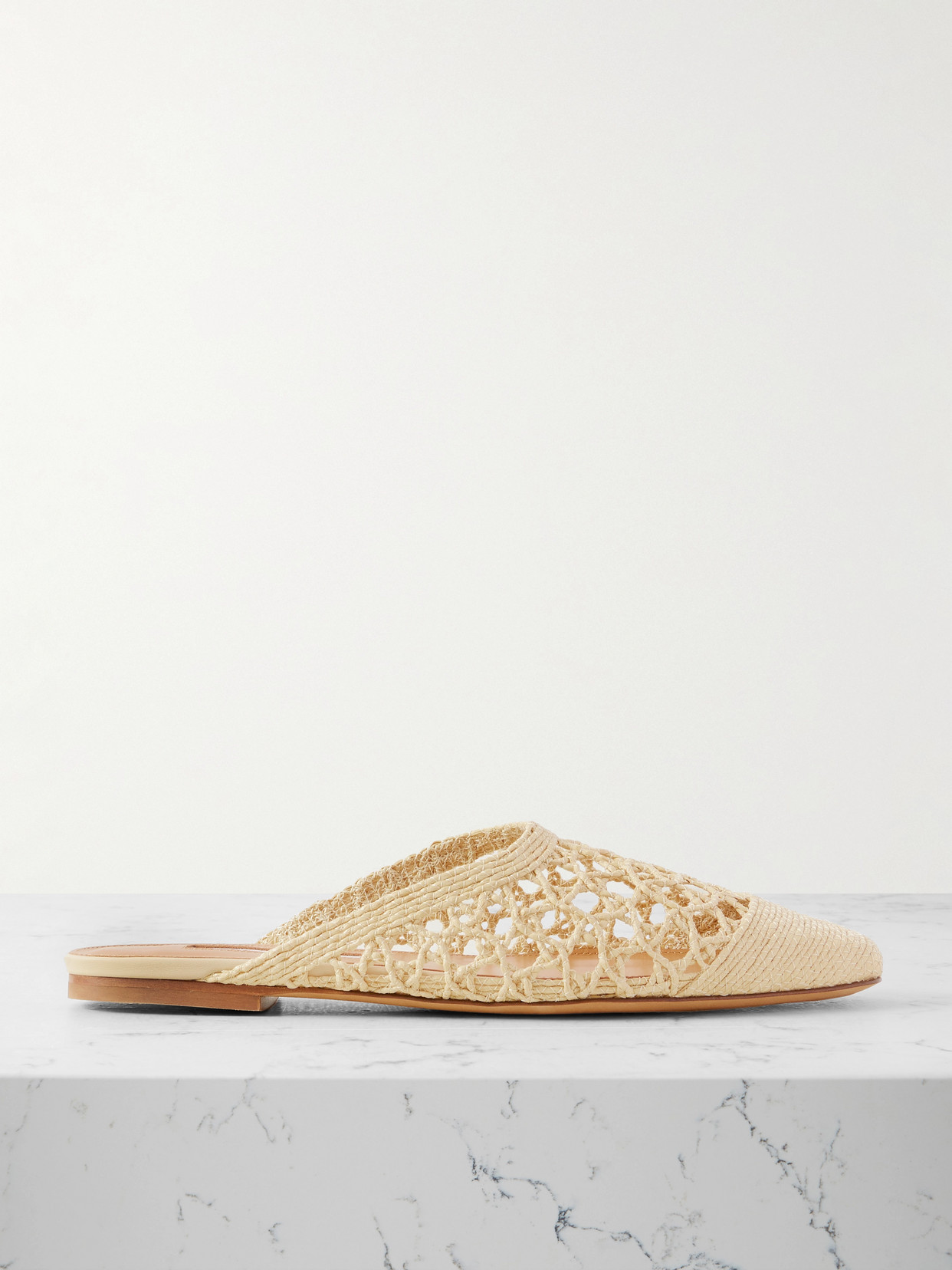 Emme Parsons Woven Raffia Mules