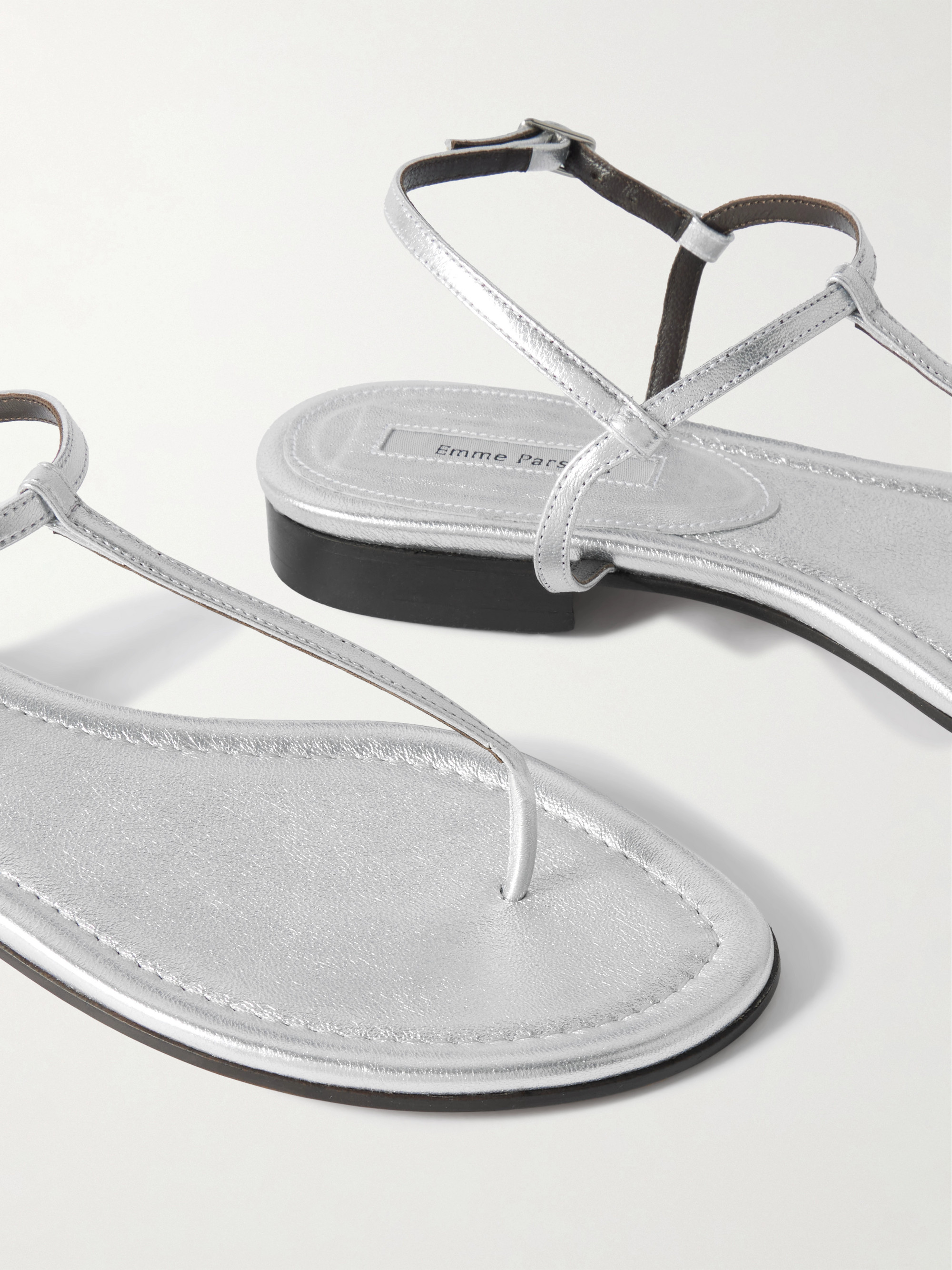 Emme Parsons Cecilia metallic leather sandals