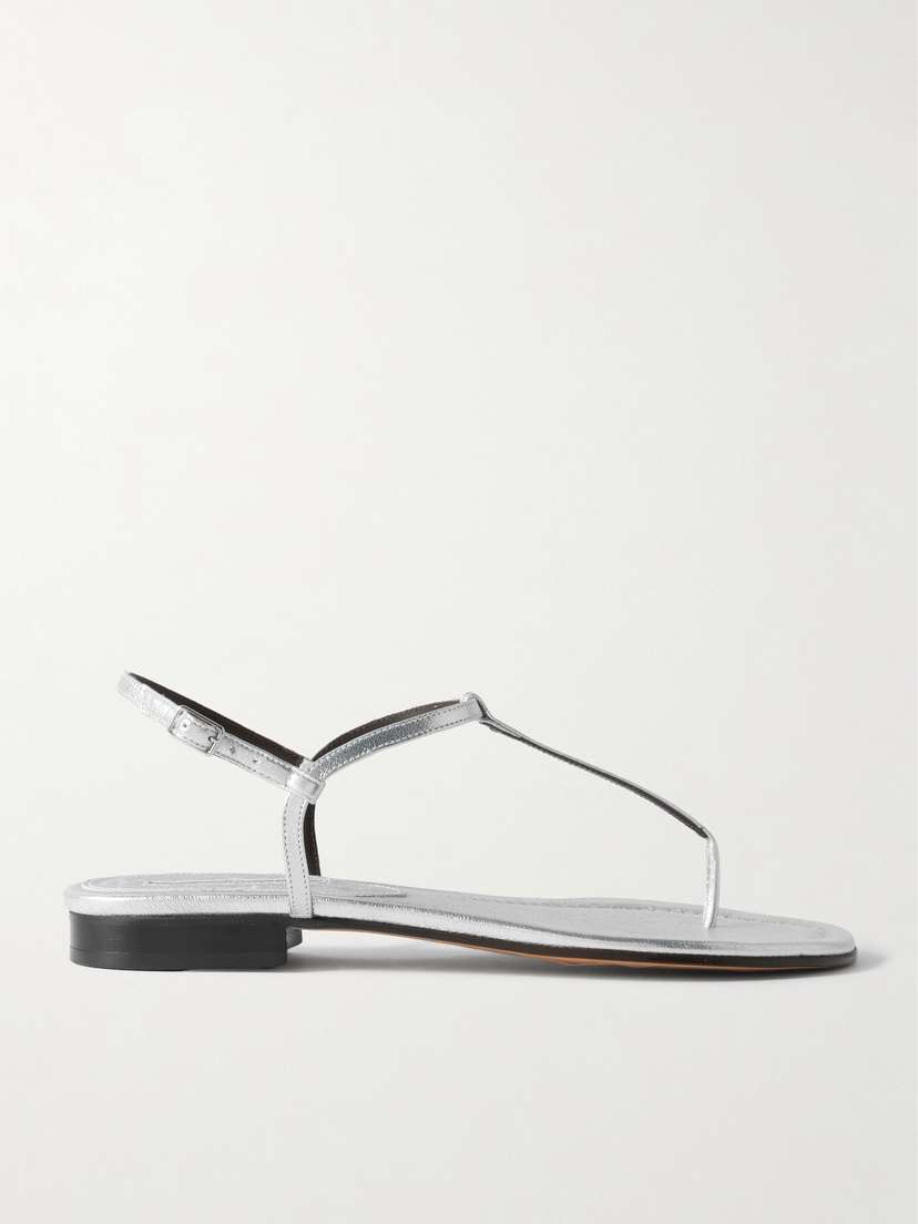 Emme Parsons Cecilia Metallic Leather Sandals