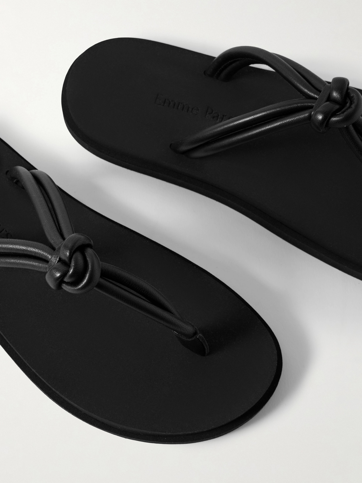 Emme Parsons Knot Pool Slide In Black