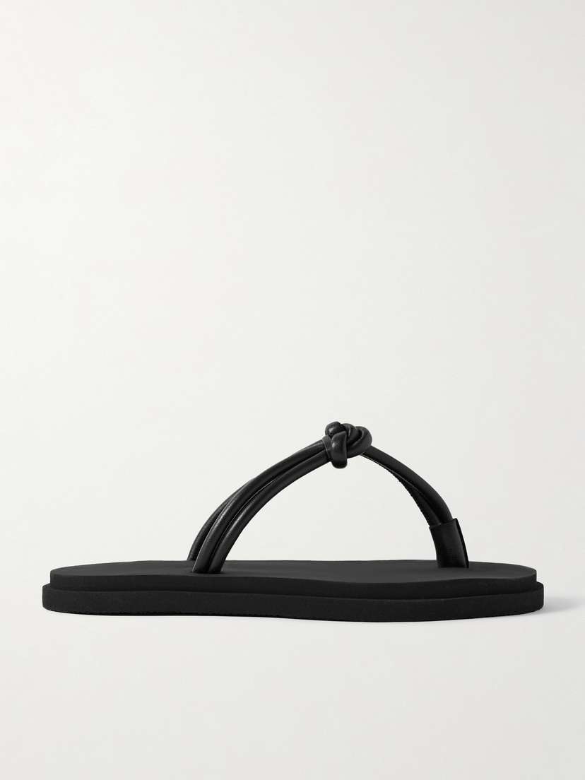Emme Parsons Knot Leather Flip Flops