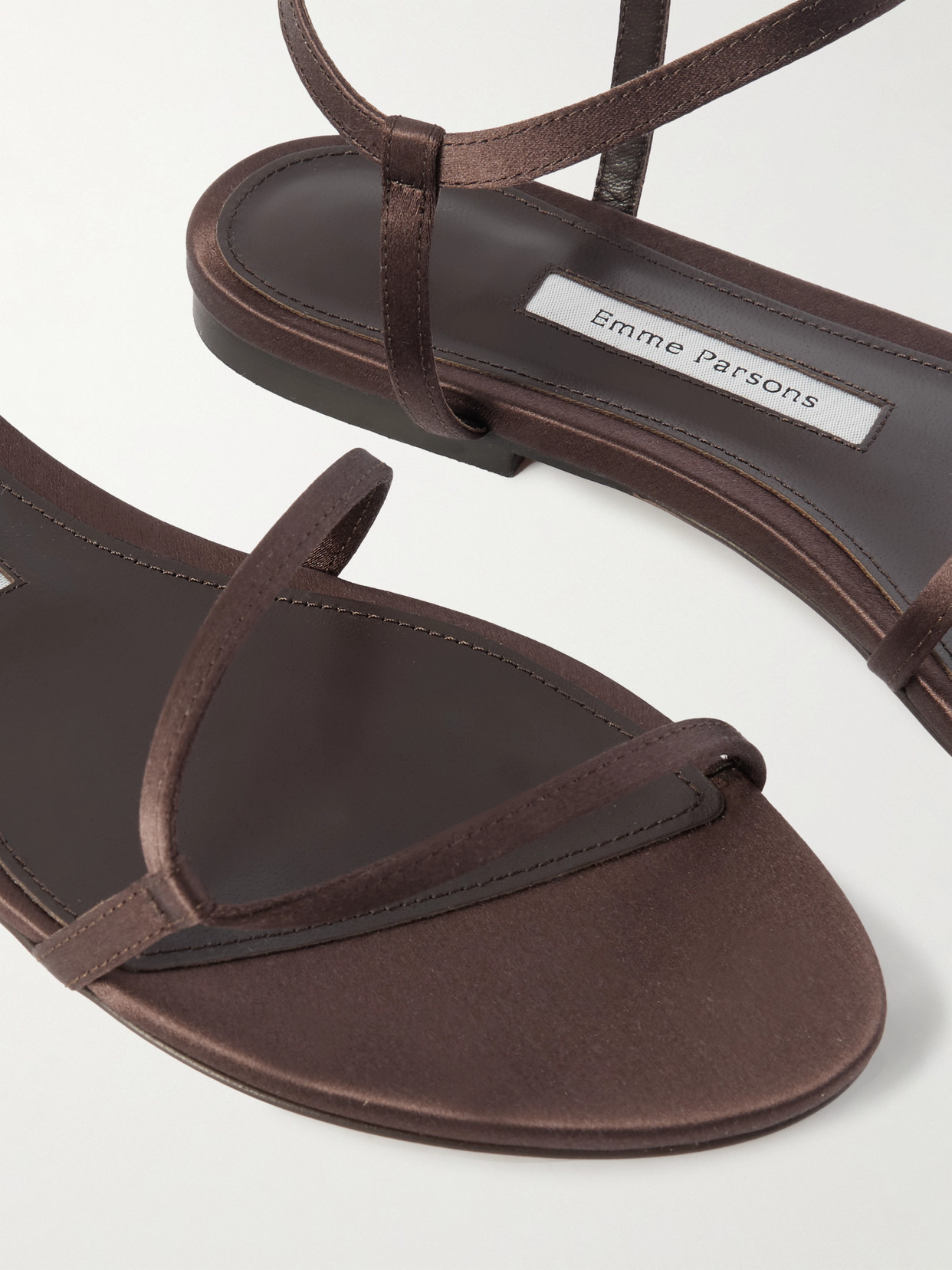 Emme Parsons Loop Satin Sandals