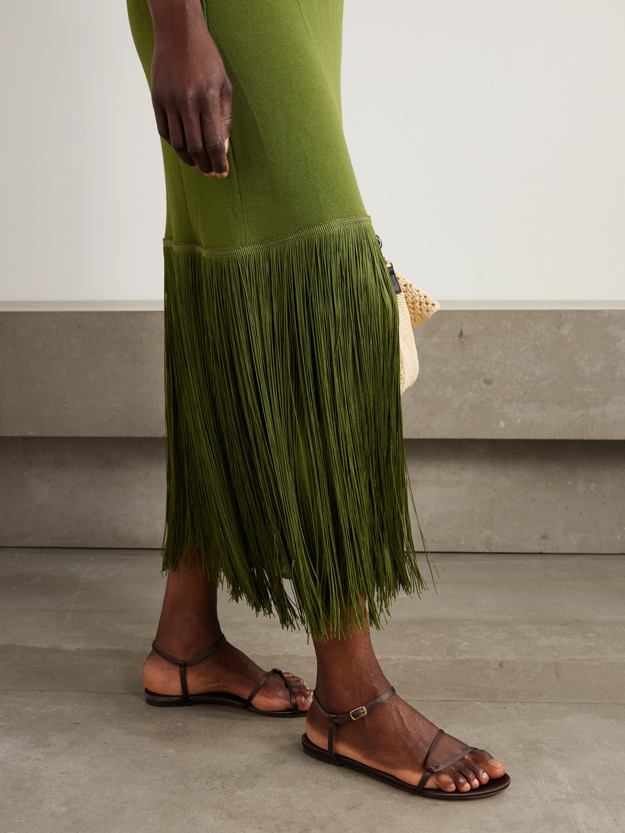 Emme Parsons Loop Satin Sandals