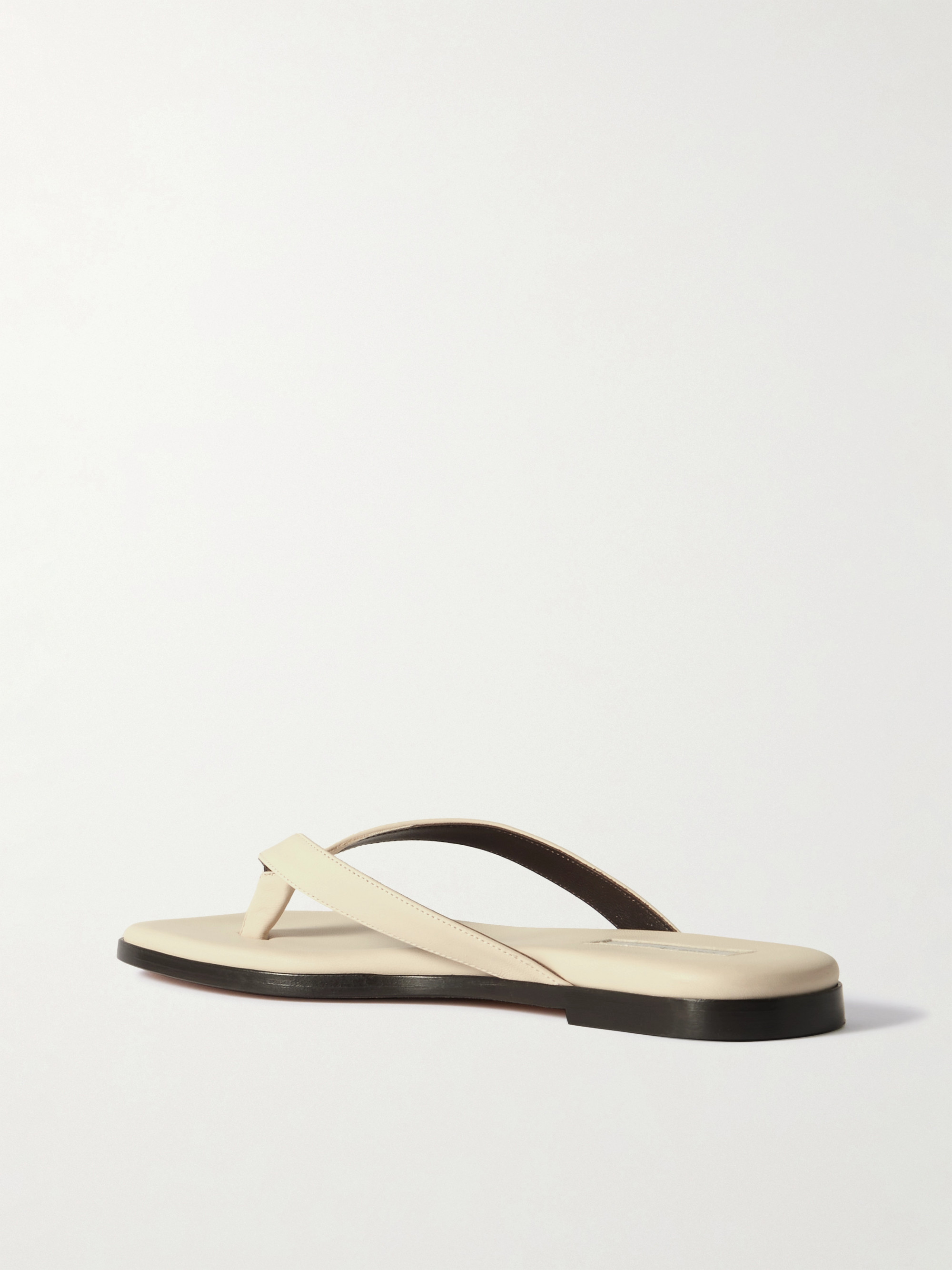 Emme Parsons Meta leather flip flops thumbnail