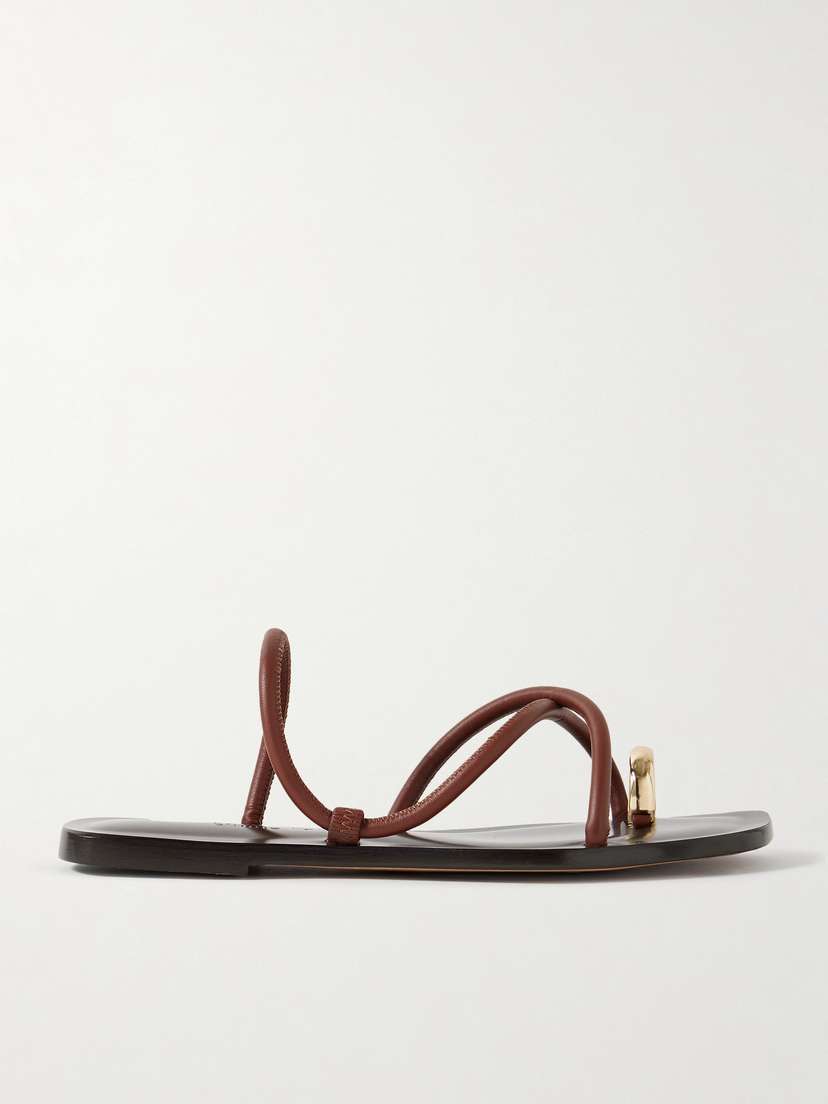 Emme Parsons Laurie Embellished Leather Sandals