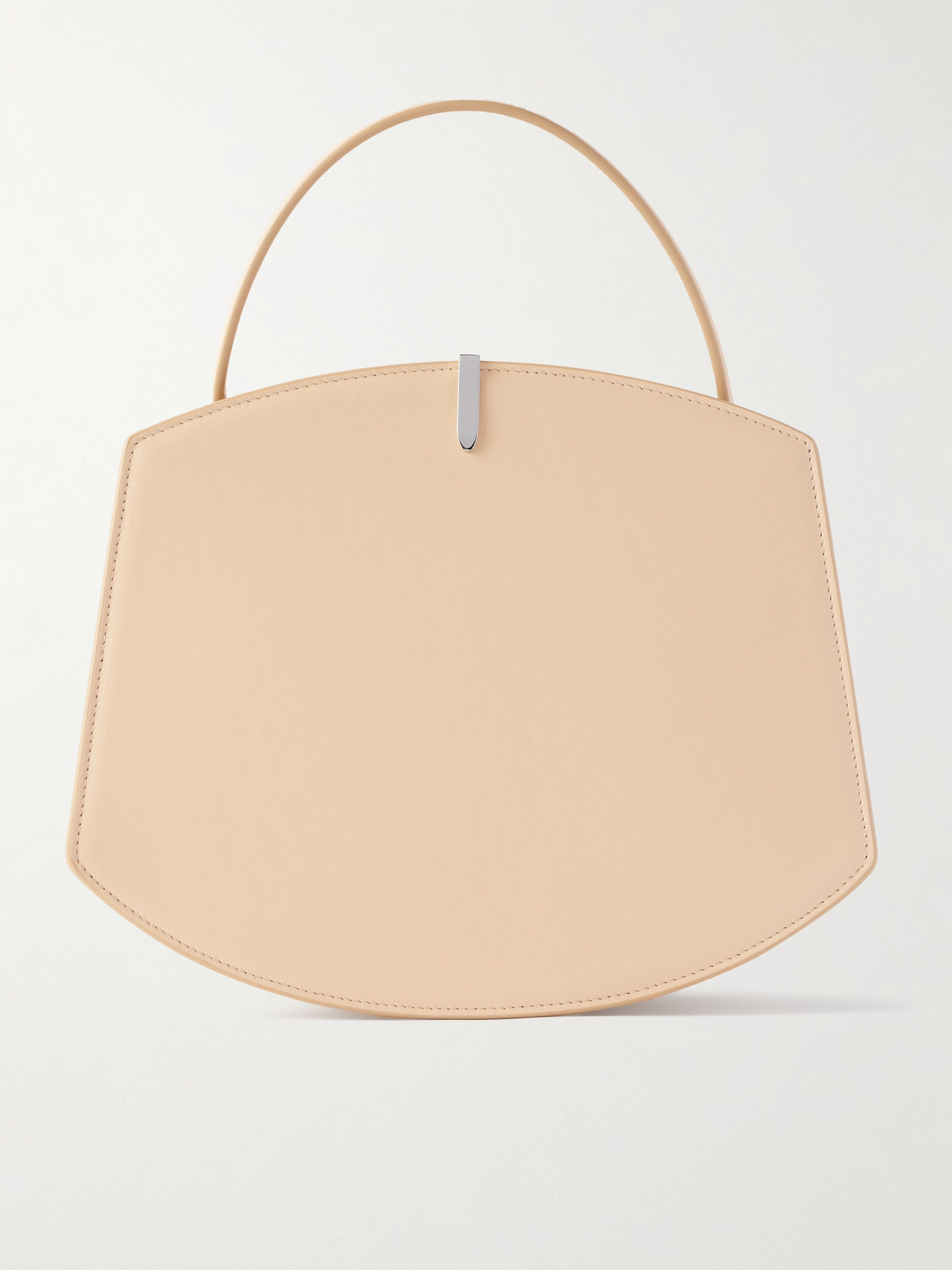 Savette Florence 25 Mini Embellished Leather Tote In Ecru
