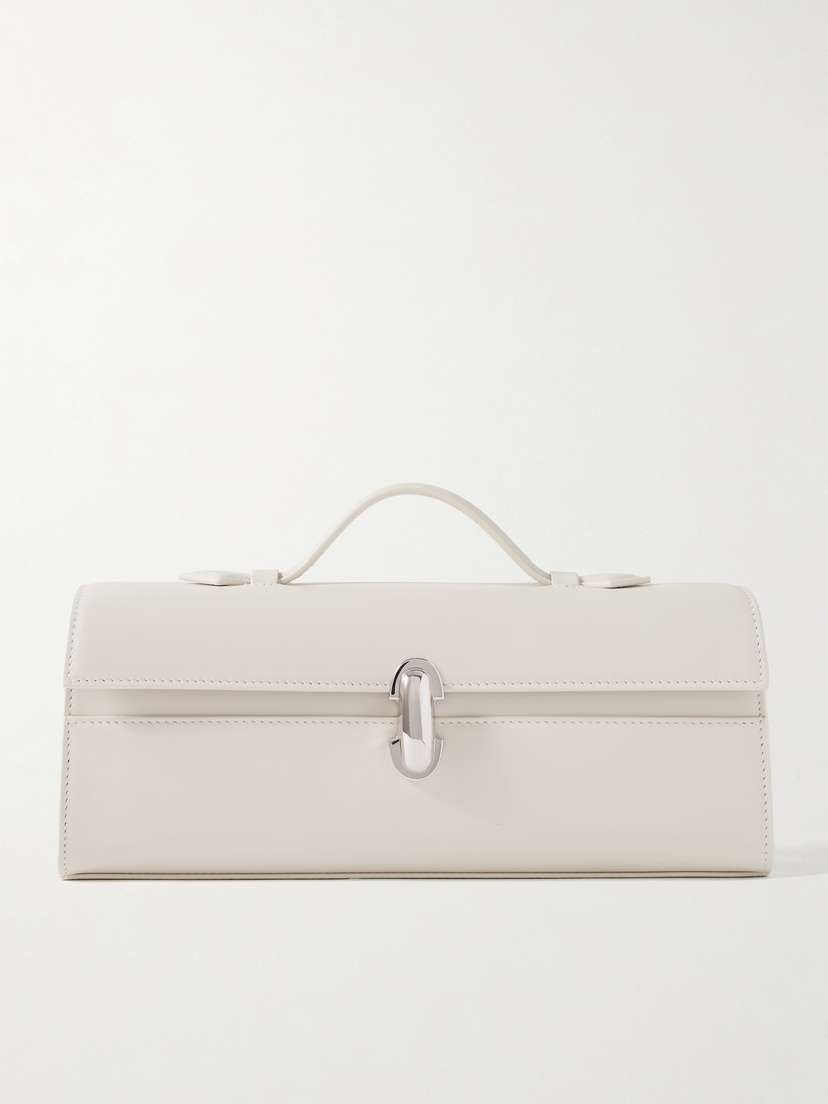 Savette Slim Symmetry Leather Tote