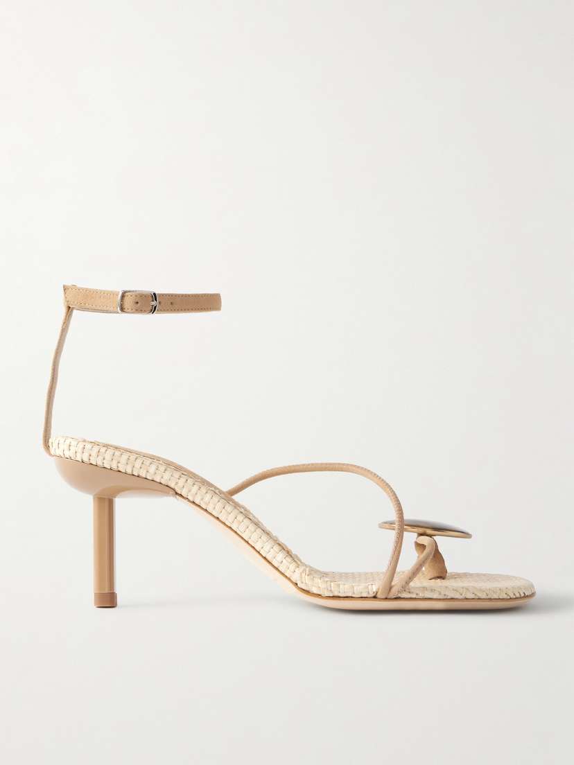 Christopher Esber Doma Stone-embellished Suede Sandals