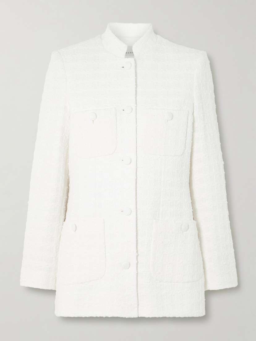 LIBEROWE Raja Checked Cotton-blend Bouclé-tweed Jacket