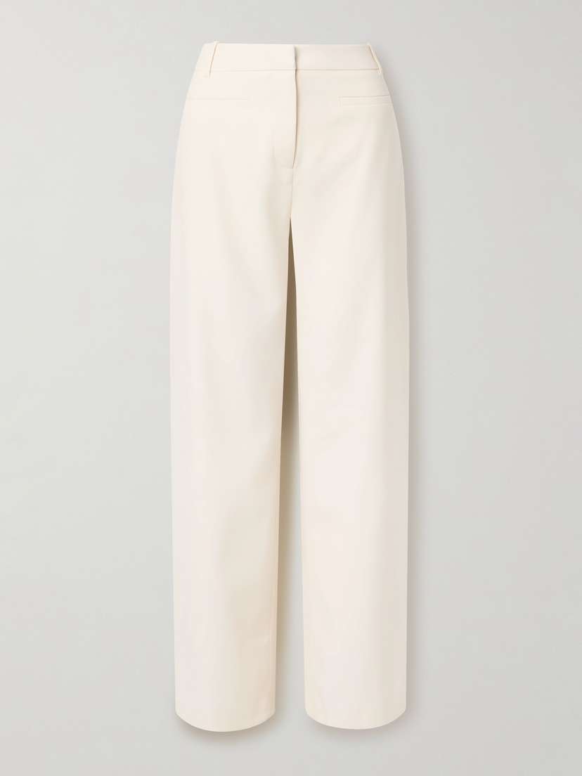 LIBEROWE Alice Wool-crepe Straight-leg Pants