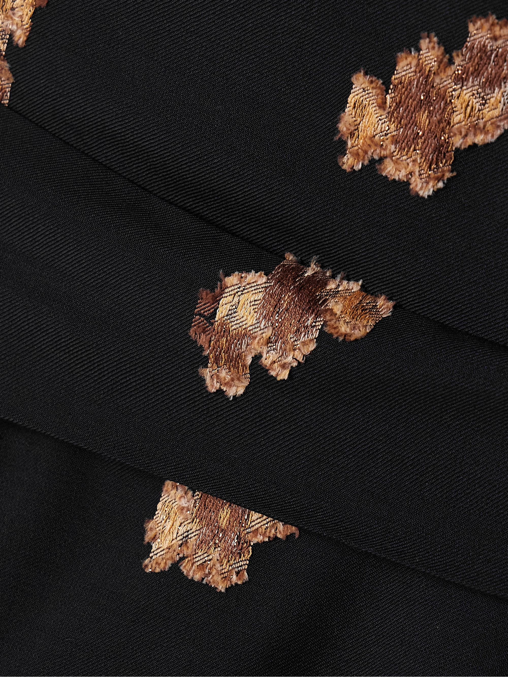 Liberowe Victoria gathered fil coupé wool-blend twill midi dress thumbnail