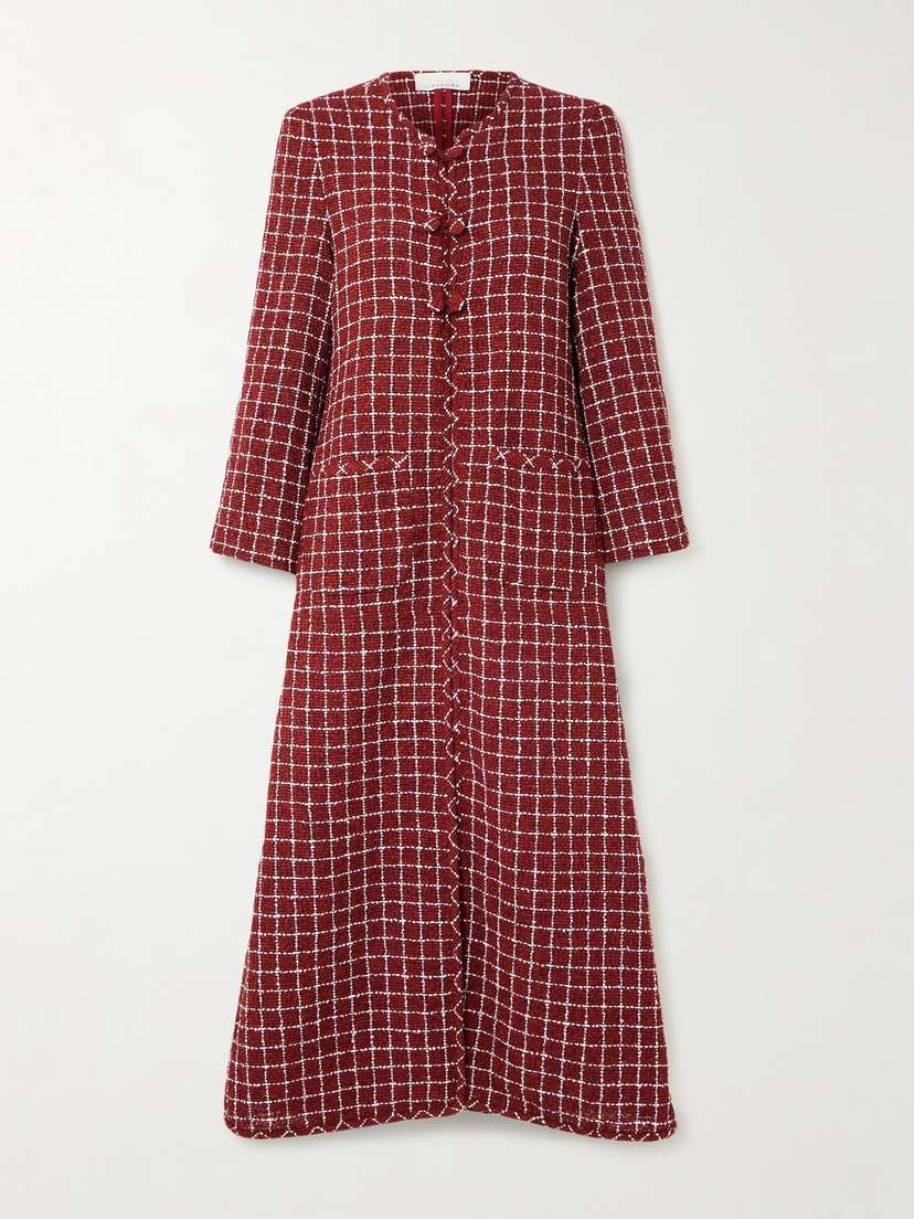 LIBEROWE Agatha Checked Tweed Coat