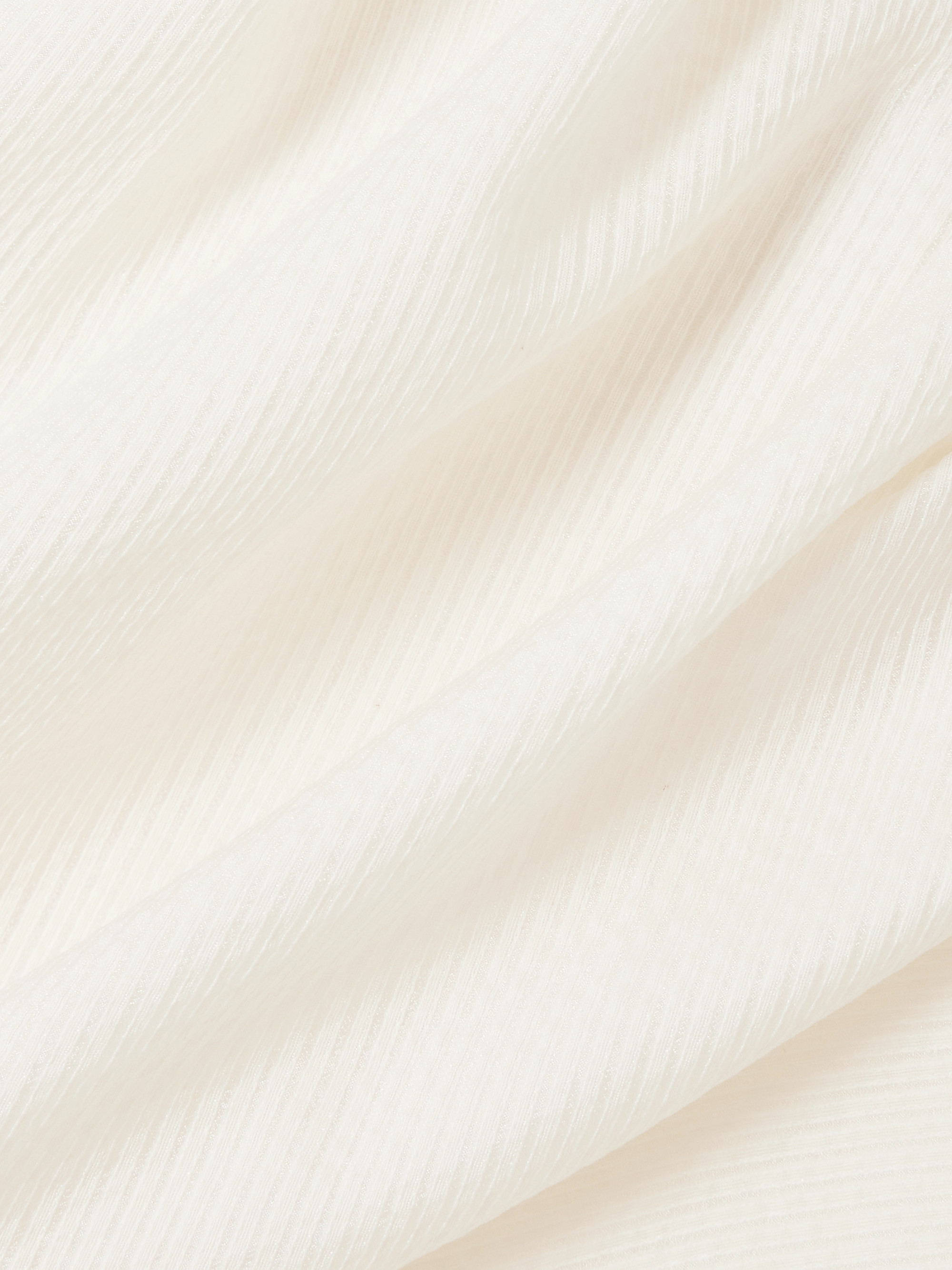 Liberowe Accordion cold-shoulder ribbed cotton and silk-blend midi dress thumbnail