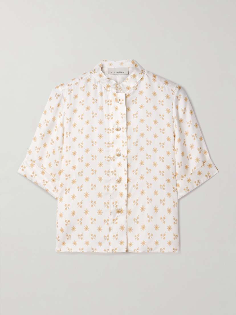 LIBEROWE Josette Floral-print Twill Shirt