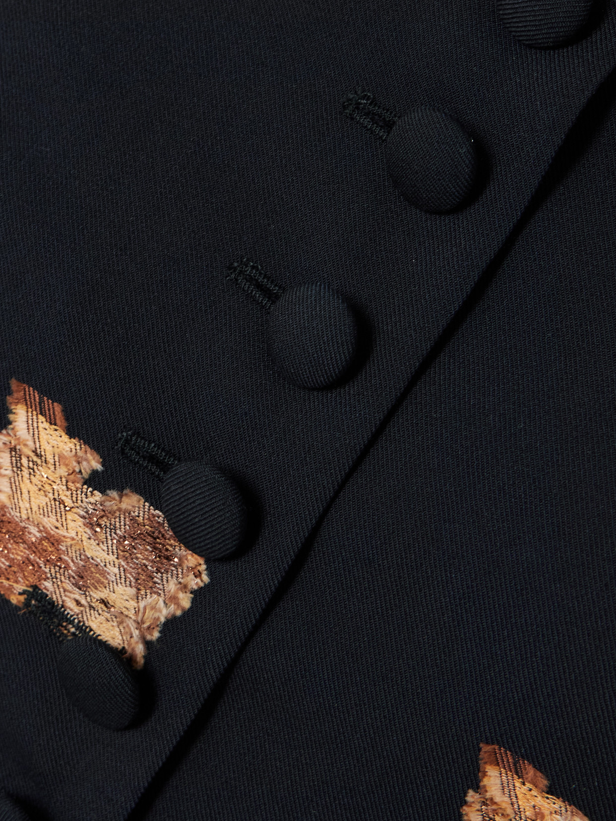 Liberowe Wool-blend Embroidered Vania Waistcoat In Black