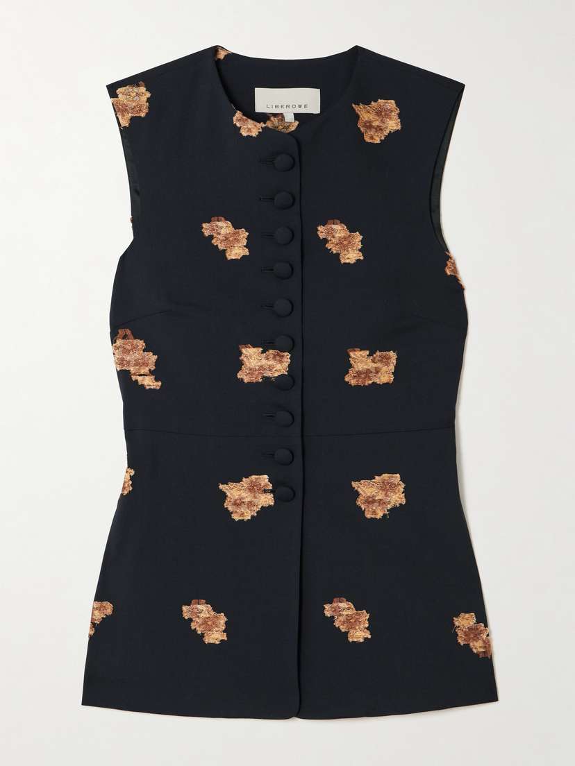 LIBEROWE Vania Fil Coupé Wool-blend Vest