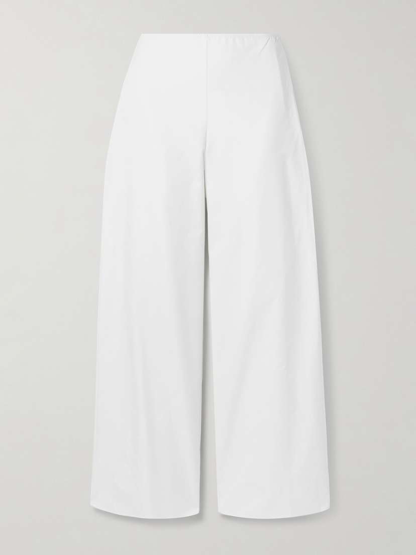 LIBEROWE Cotton-sateen Wide-leg Pants
