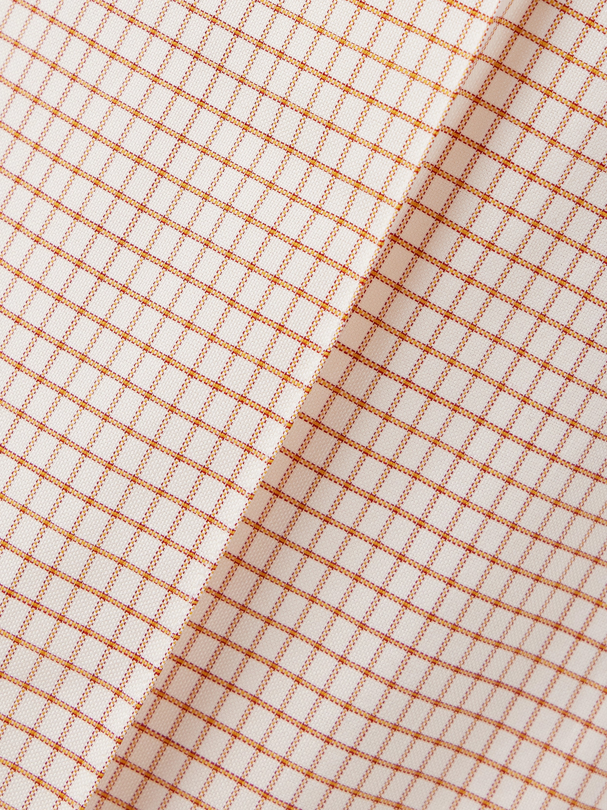 Shop Liberowe Poloma Checked Wool And Cotton-blend Wide-leg Pants In Cream