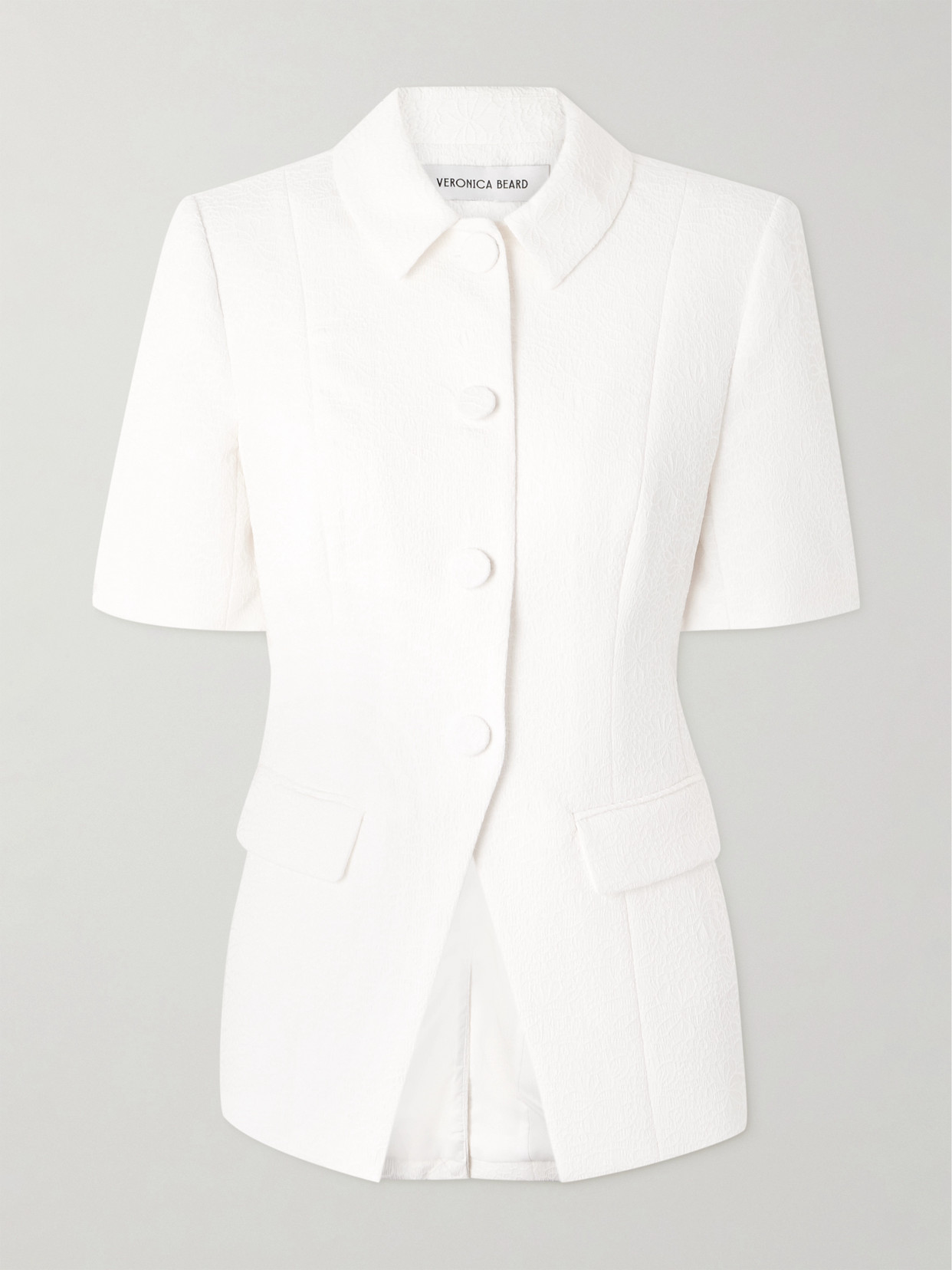 Veronica Beard - Bodie Dickey Jacquard Jacket - Ivory