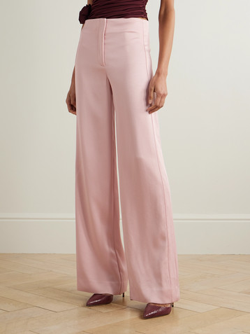 Veronica Beard Ronin crepe wide-leg pants