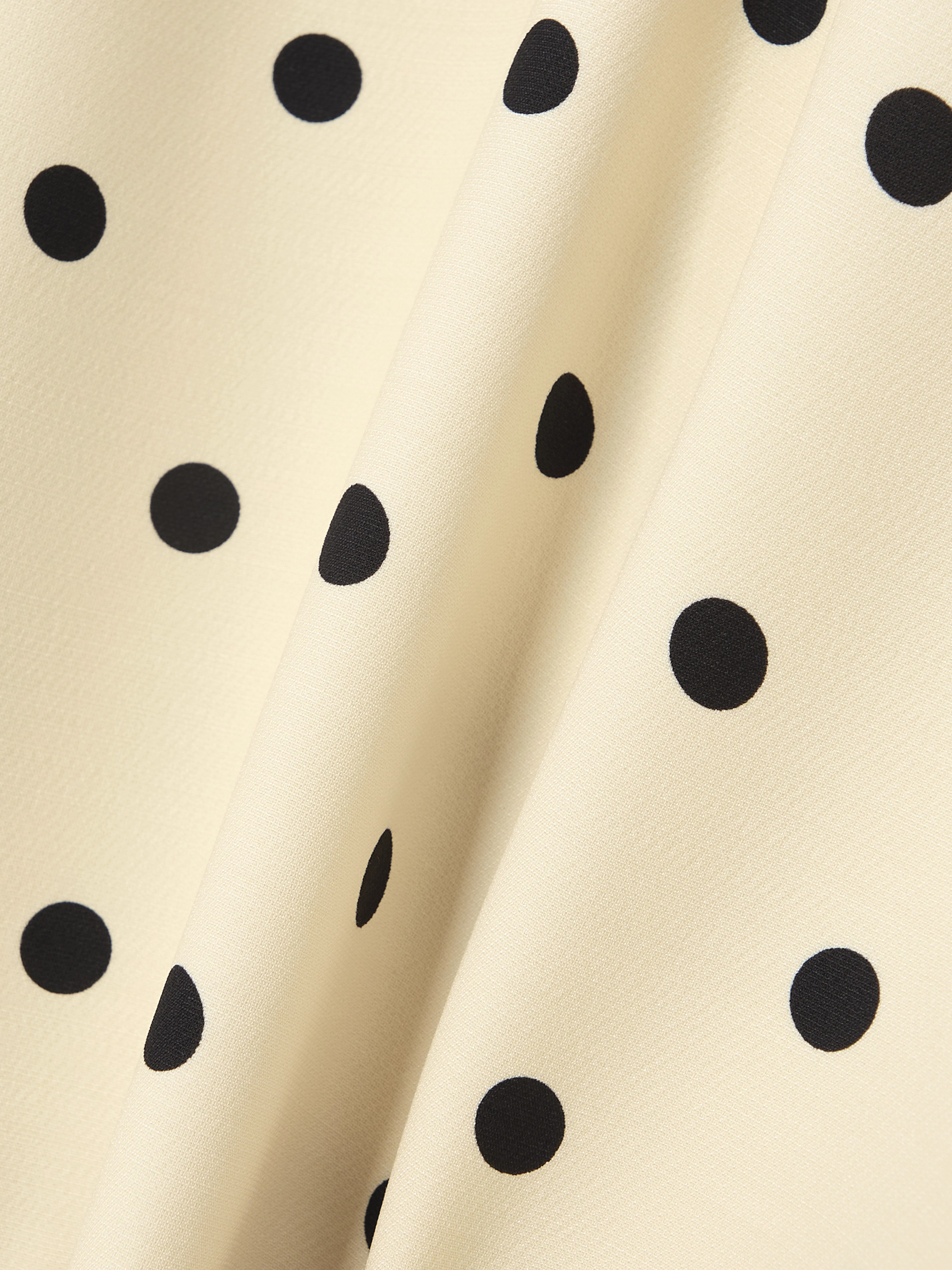 Valentino Belted ruffled polka-dot wool and silk-blend mini dress thumbnail