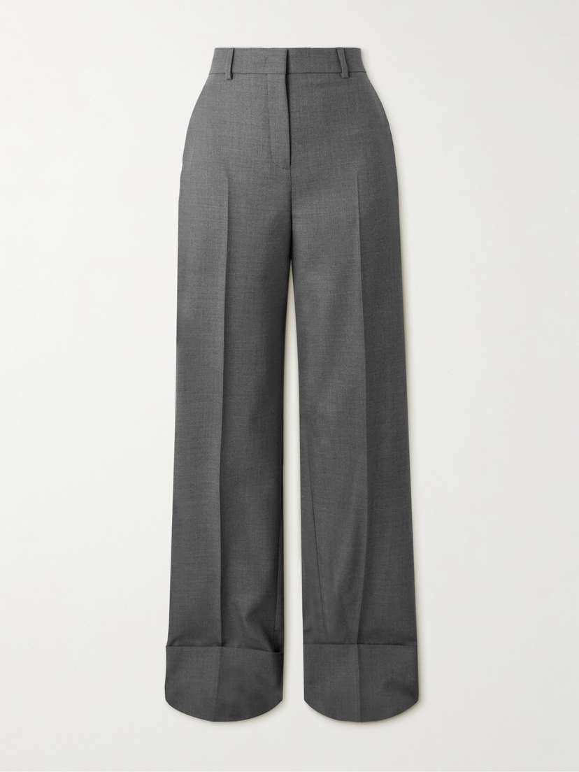 Valentino Garavani — Wool-twill straight-leg pants