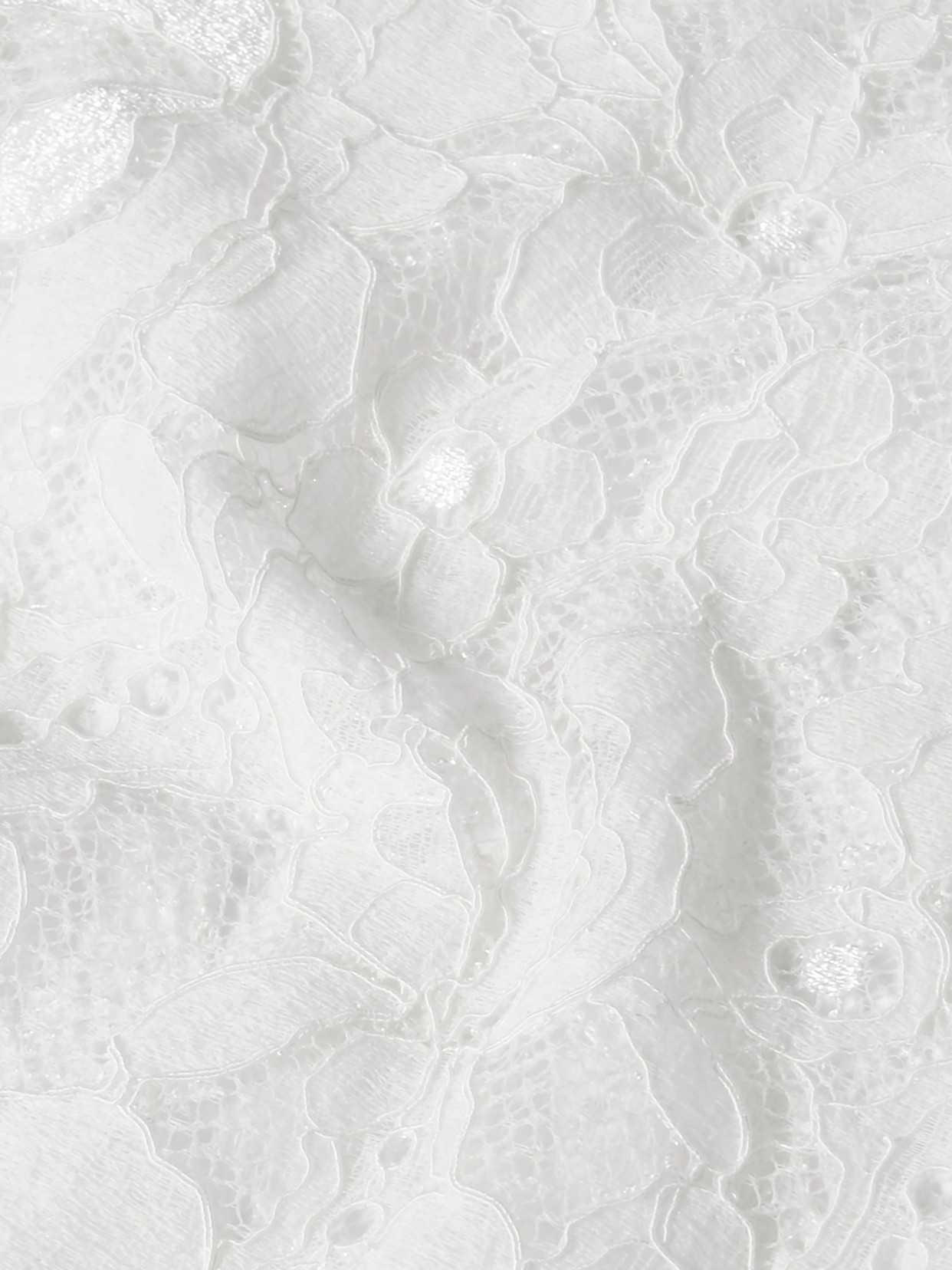 Valentino Stretch-corded Lace Tights In White