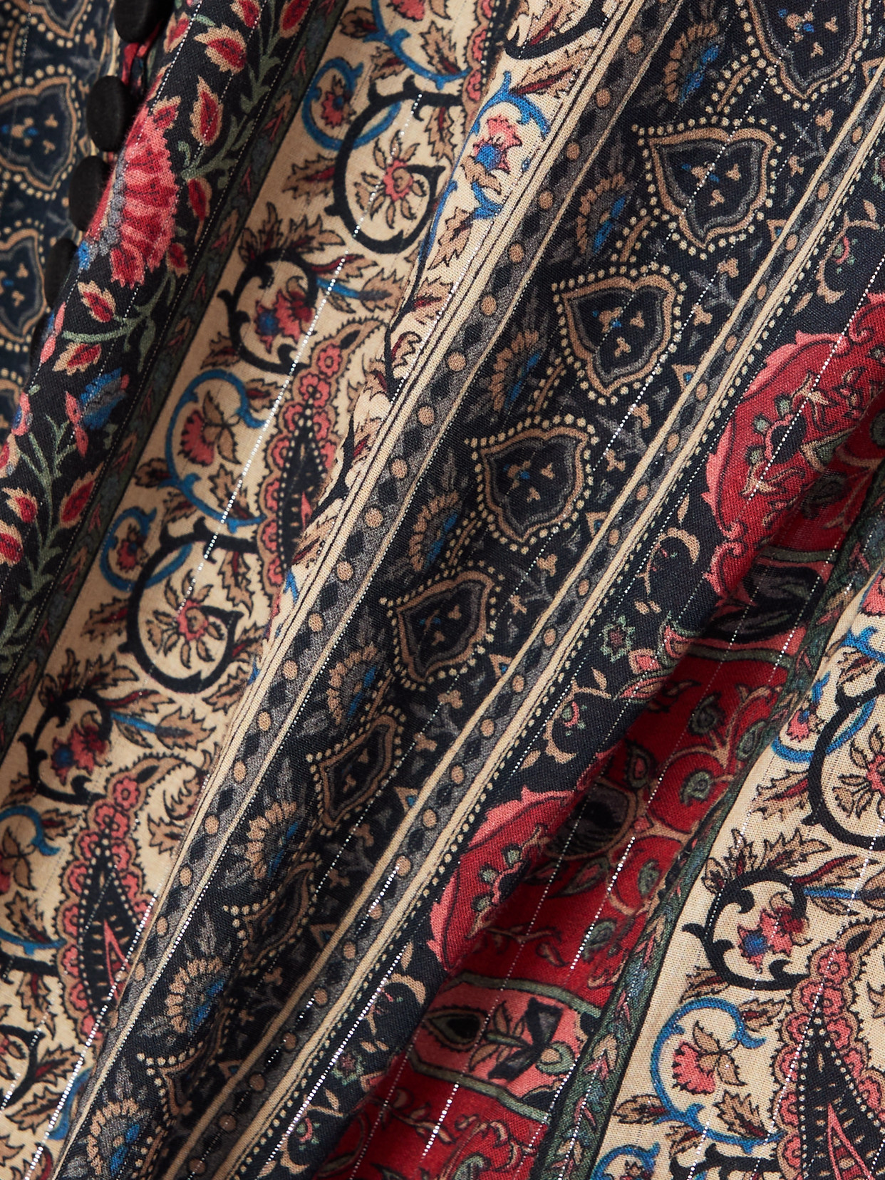 Valentino Paisley Print Shirt In Red