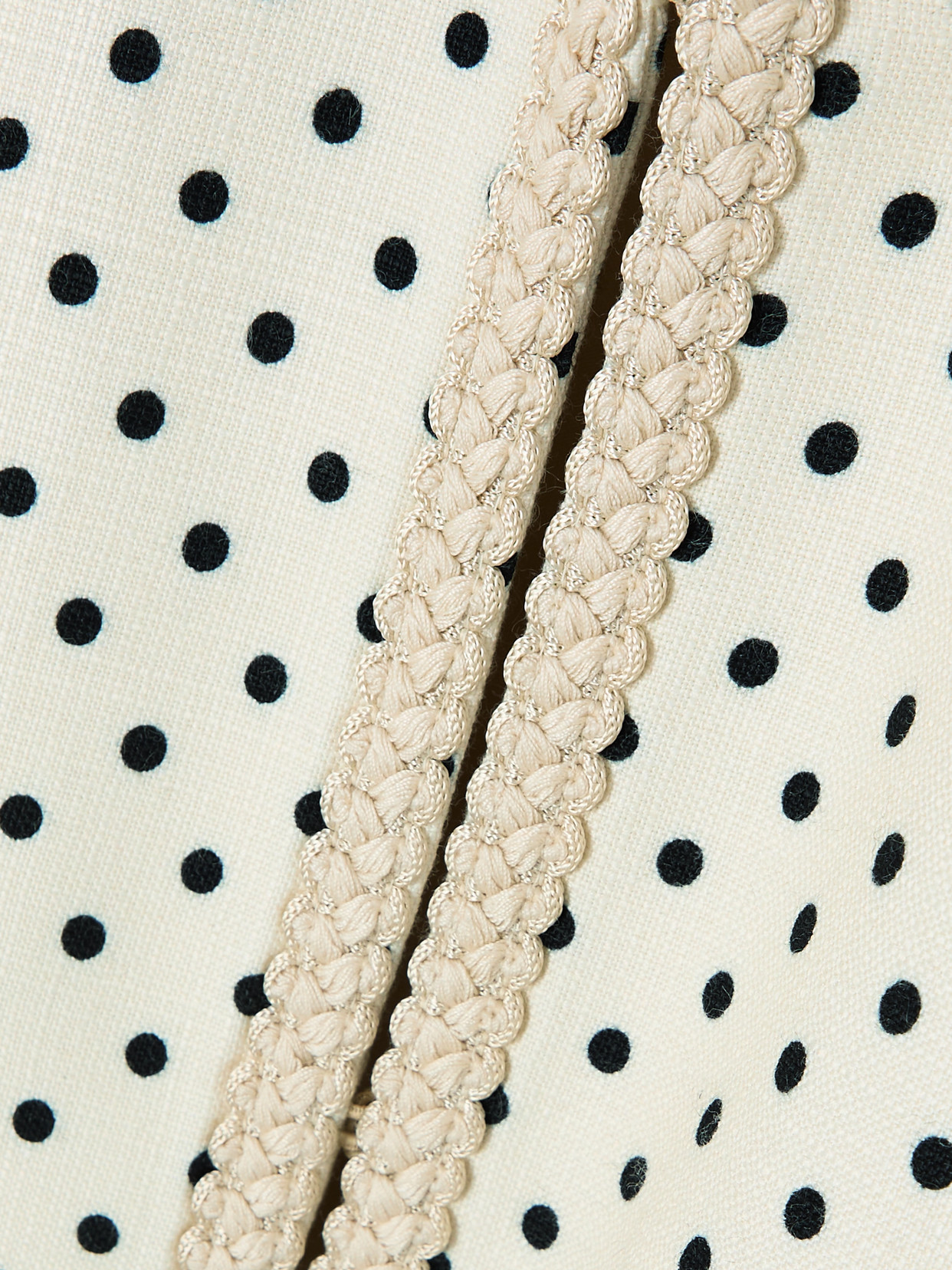 Valentino Supergran Polka Dot Printed Blazer In White