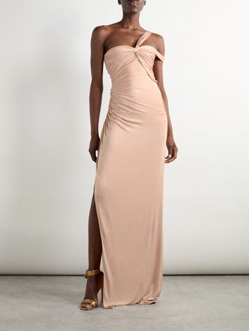Tom Ford One-shoulder stretch-jersey maxi dress
