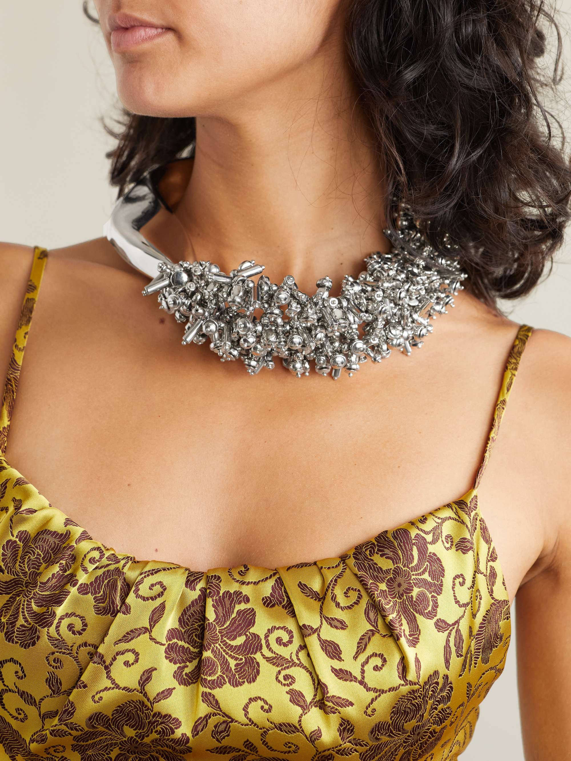 定番 DRIES VAN NOTEN Silver-tone necklace | NET-A-PORTER アクセサリー