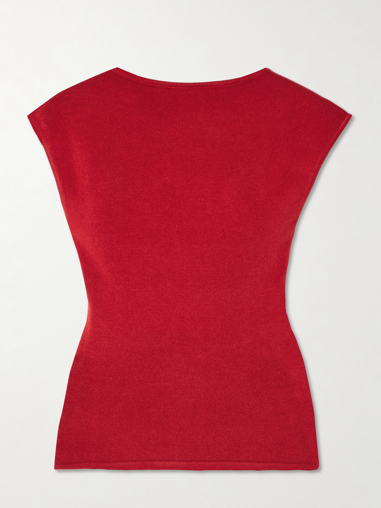 ST. AGNI - Backless Tencel™ Lyocell-blend Jersey Top - Red