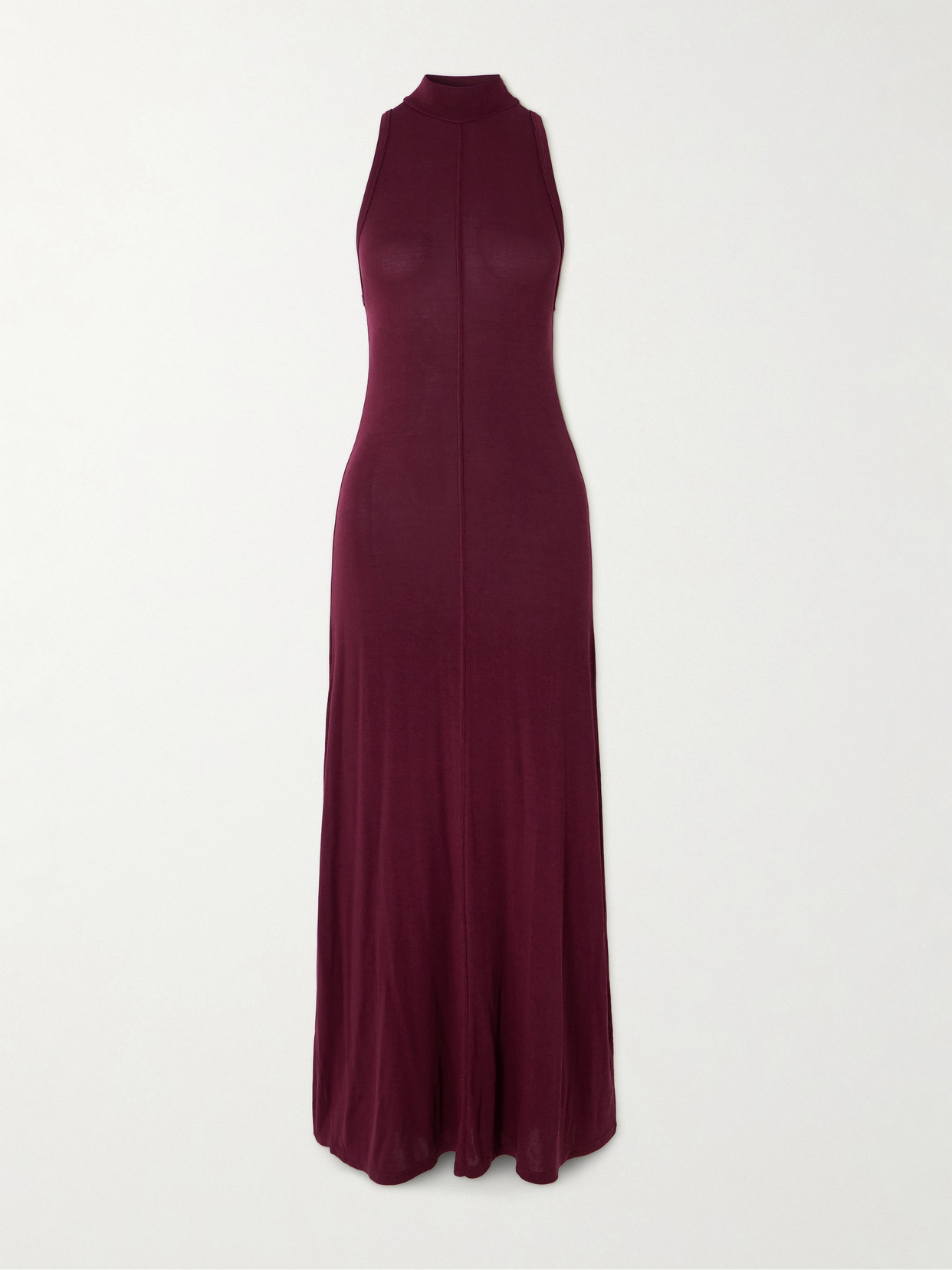 ST. AGNI - Tencel™ Lyocell-blend Jersey Maxi Dress - Burgundy