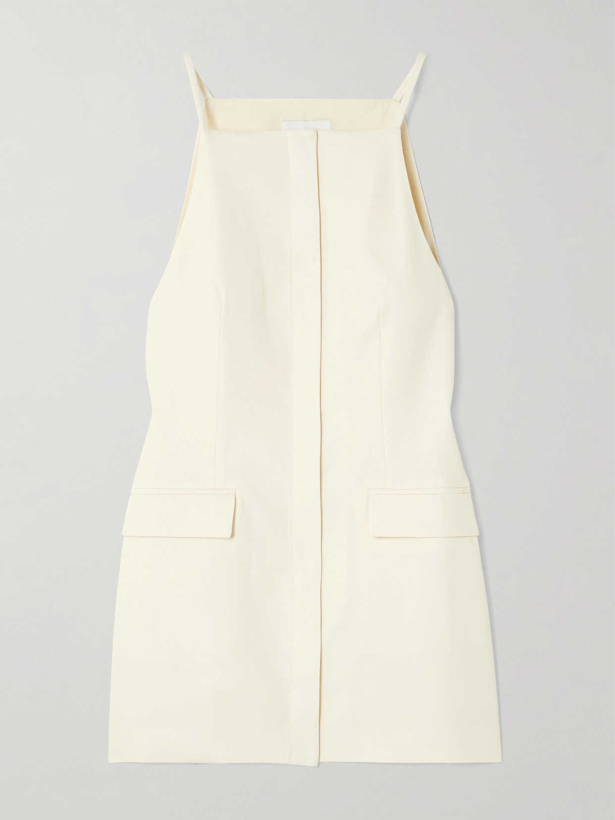 ST. AGNI - Twill Mini Dress - Off-white