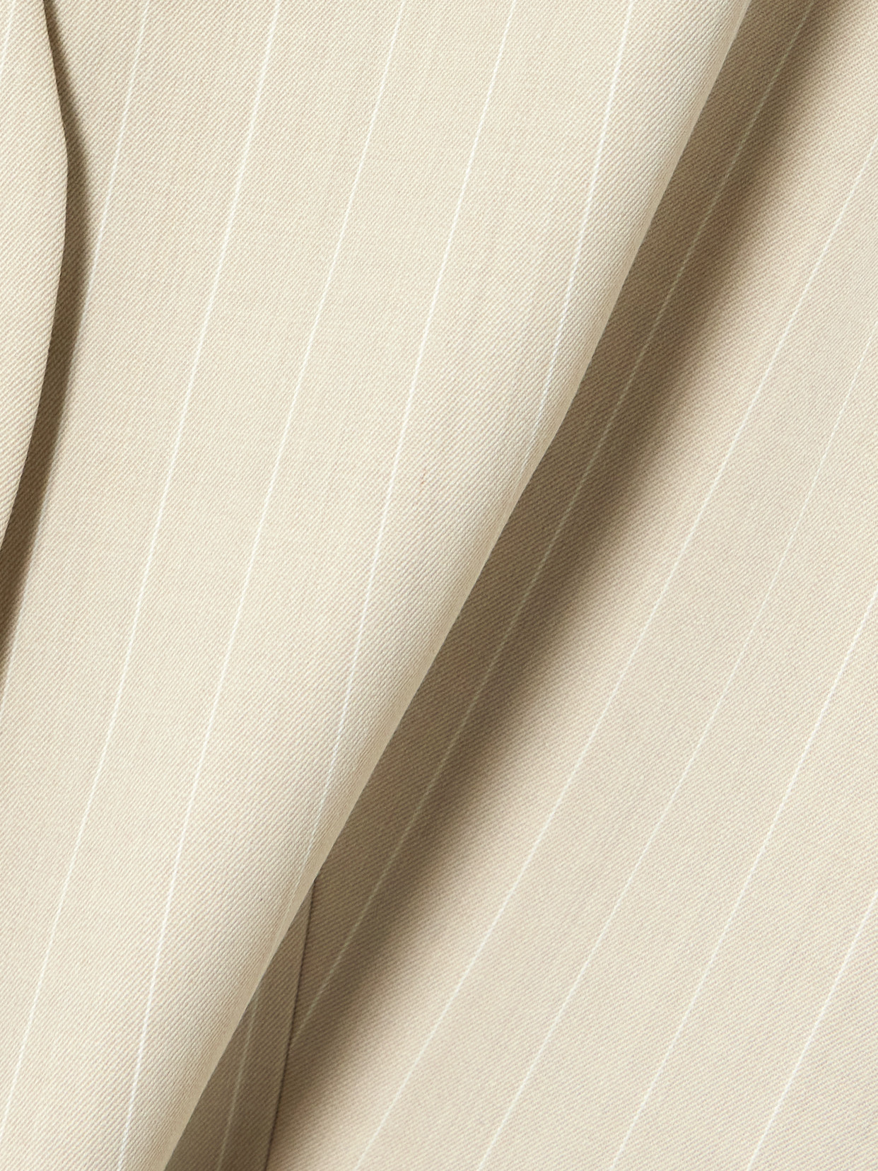 St Agni Pinstriped Wool-blend Twill Vest In Neutrals