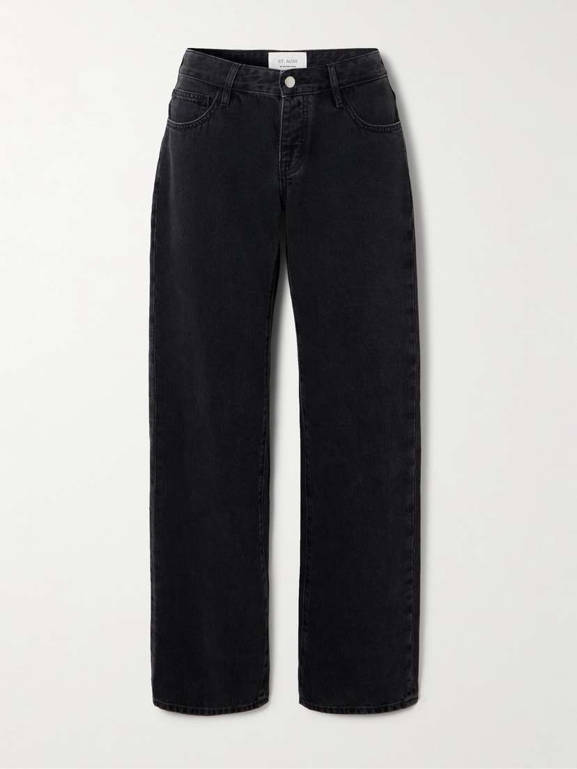 St. Agni 90s Low-rise Straight-leg Organic Jeans