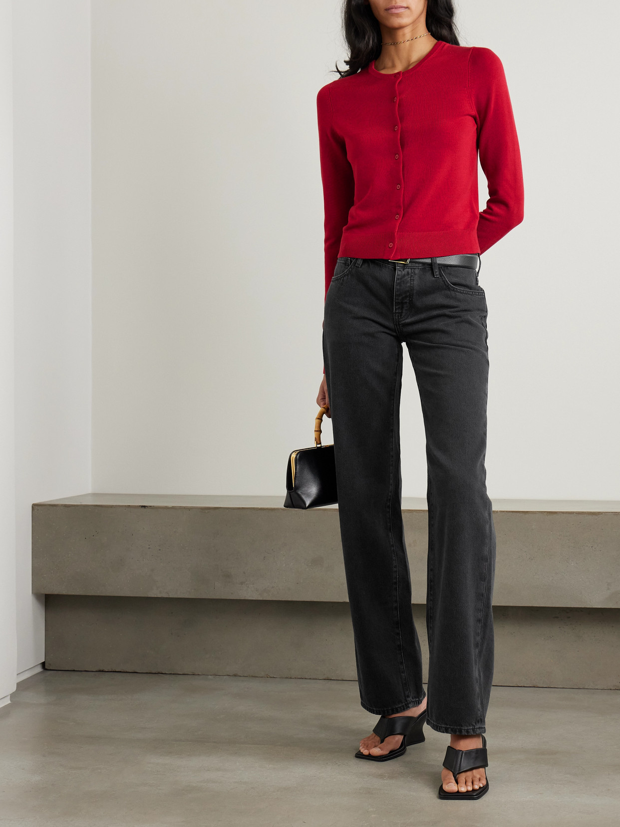 90S Low-Rise Straight-Leg Organic Jeans