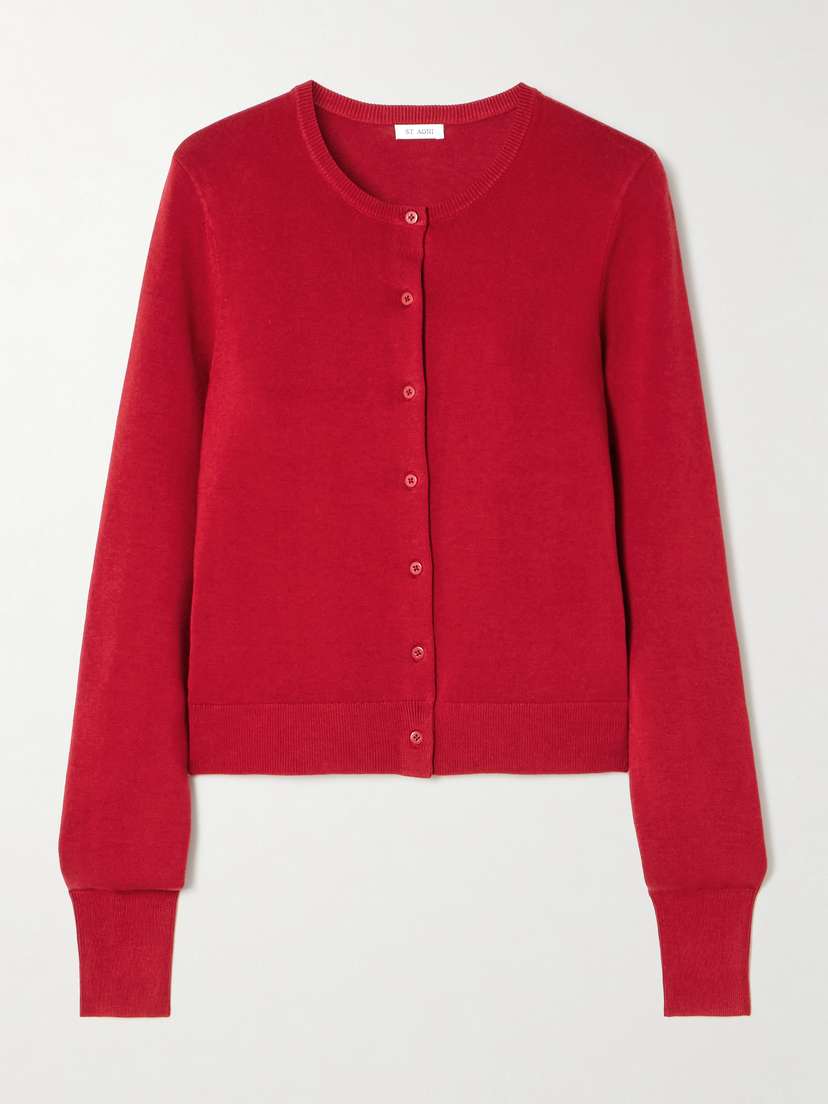 St. Agni Tencel™ Lyocell-blend Cardigan