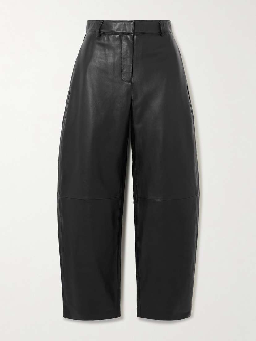 St. Agni Leather Tapered Pants