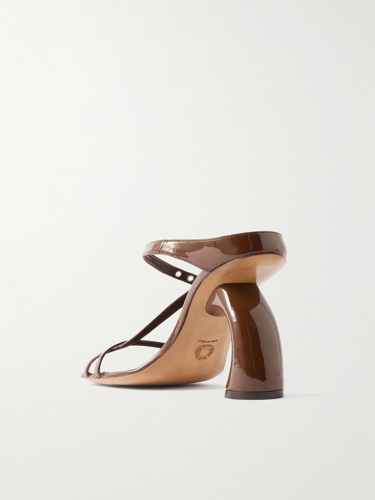 DRIES VAN NOTEN PATENT-LEATHER MULES