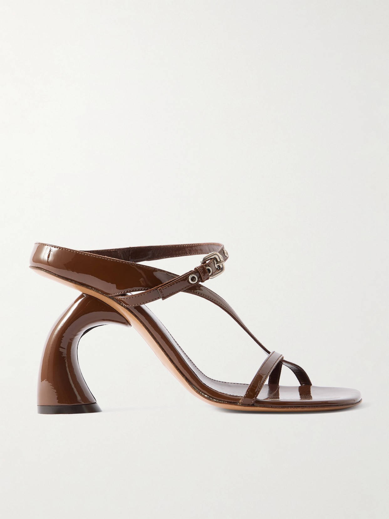 DRIES VAN NOTEN PATENT-LEATHER MULES