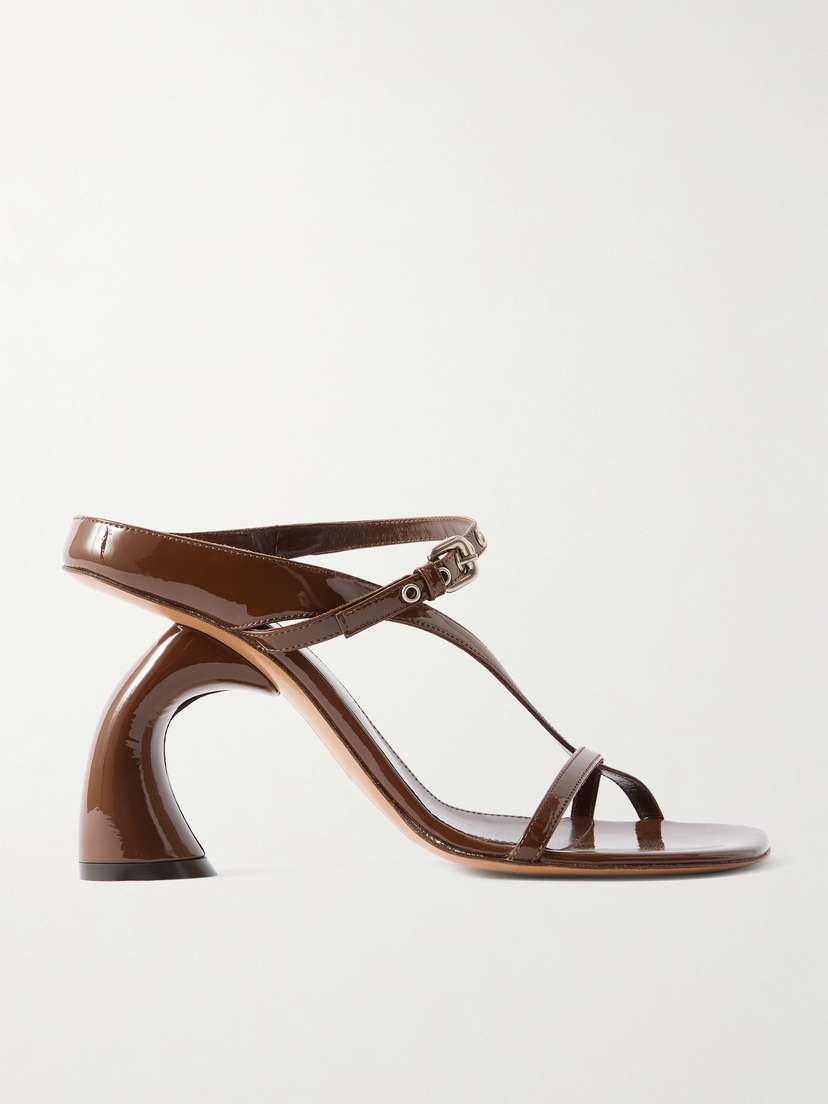 Dries Van Noten Patent-leather Mules