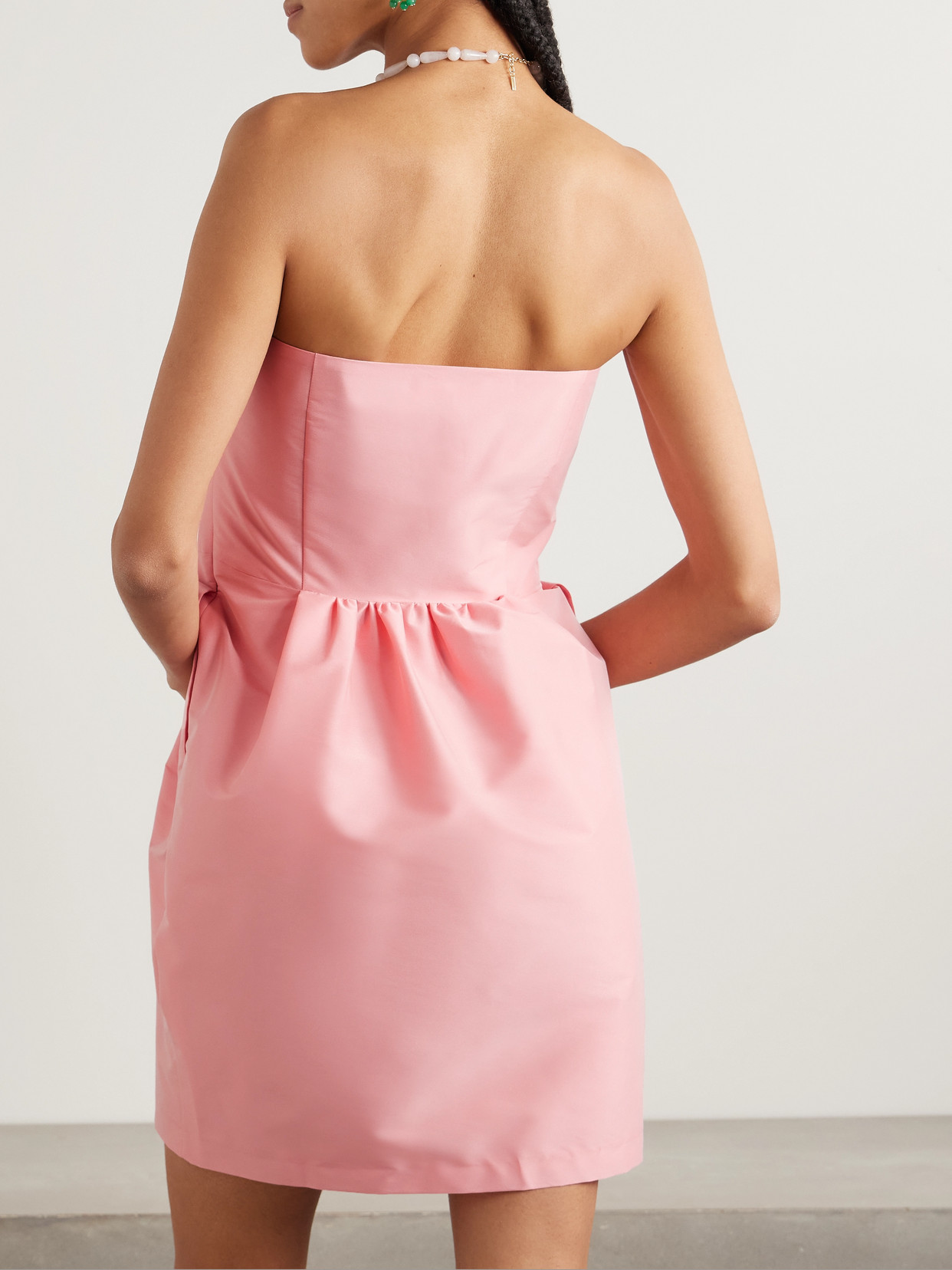 Bernadette Lena Embellished Taffeta Mini Dress