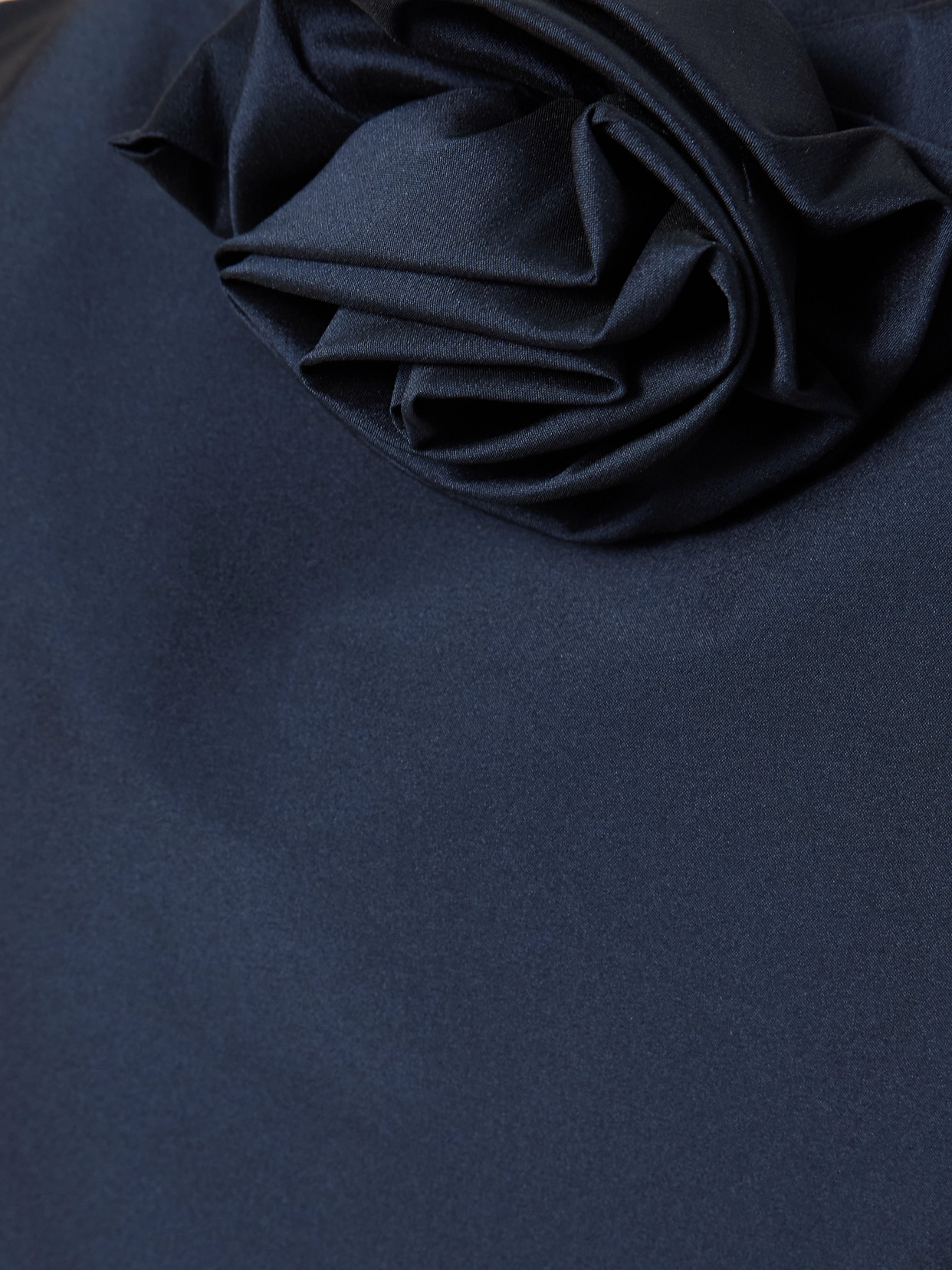 Bernadette Lena Strapless Appliquéd Taffeta Maxi Dress