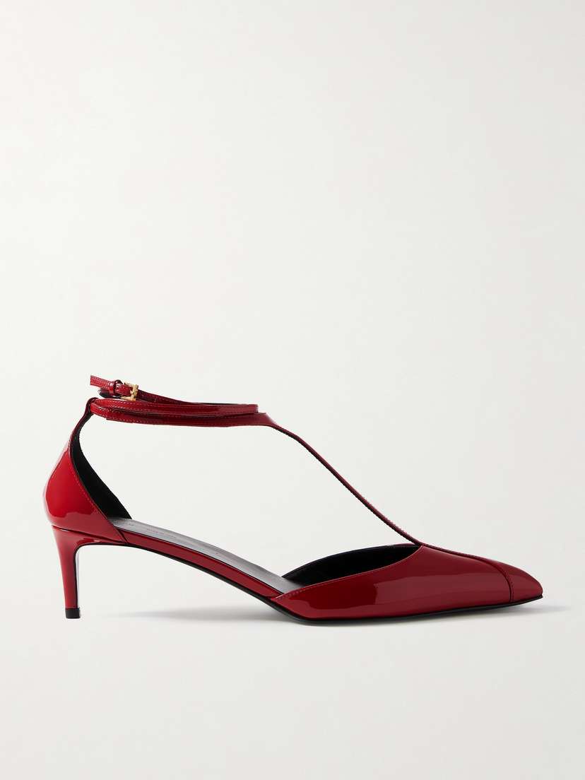 Khaite — Mia patent-leather pumps