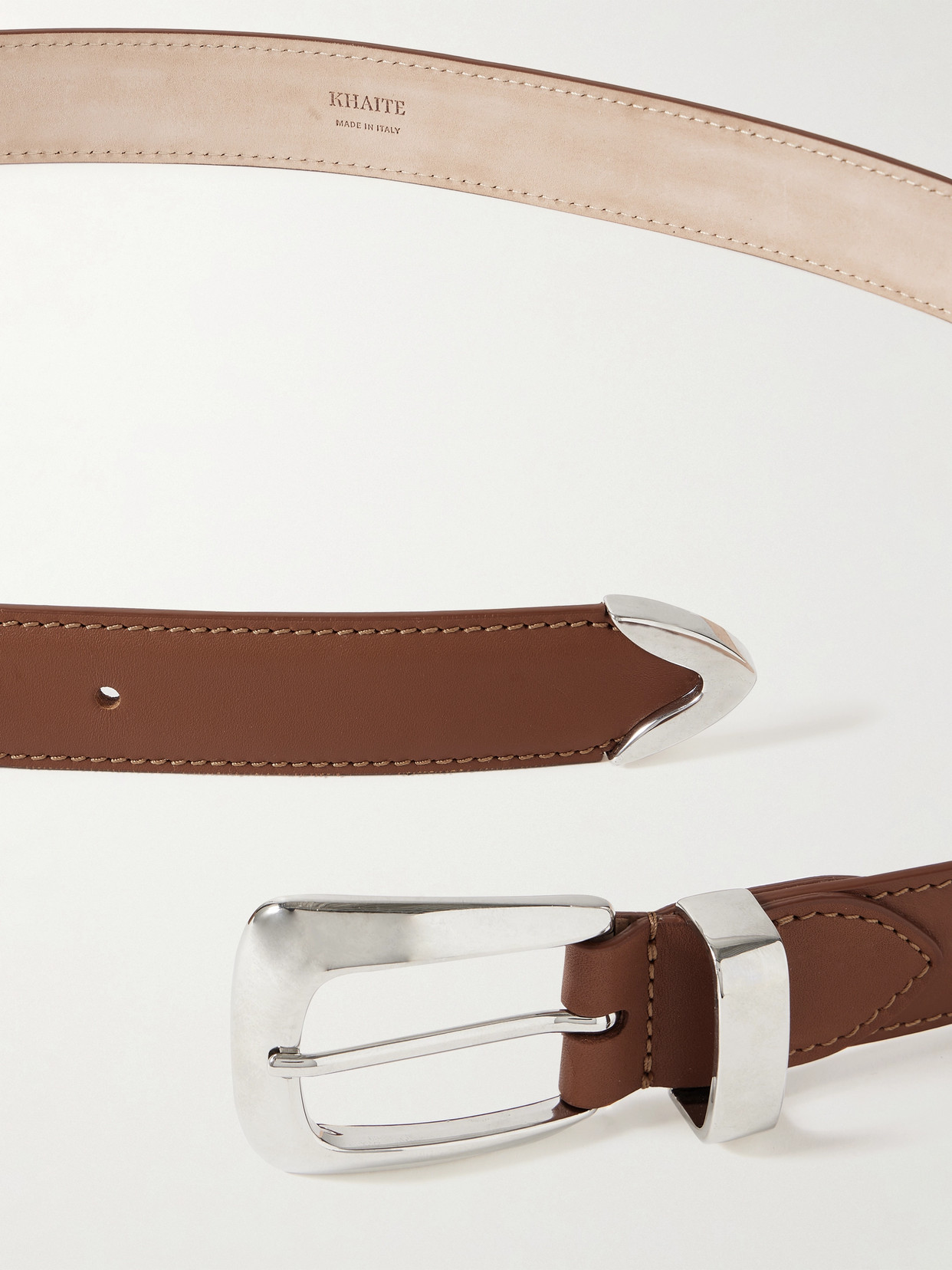 Khaite Benny Belt In Brown
