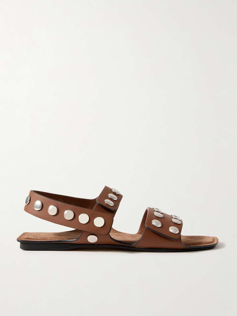 Khaite Boden Studded Leather Sandals